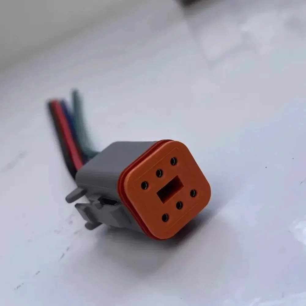 Excavator Rotary Electric Wood Grabber Harness Controller Plug Large Small Arm Claw Pair Connector