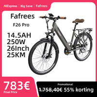 Fafrees F26 Pro Electric Bicycle for Men Mountain Bike 250W 36V 14.5Ah Lithium Battery City E-bike