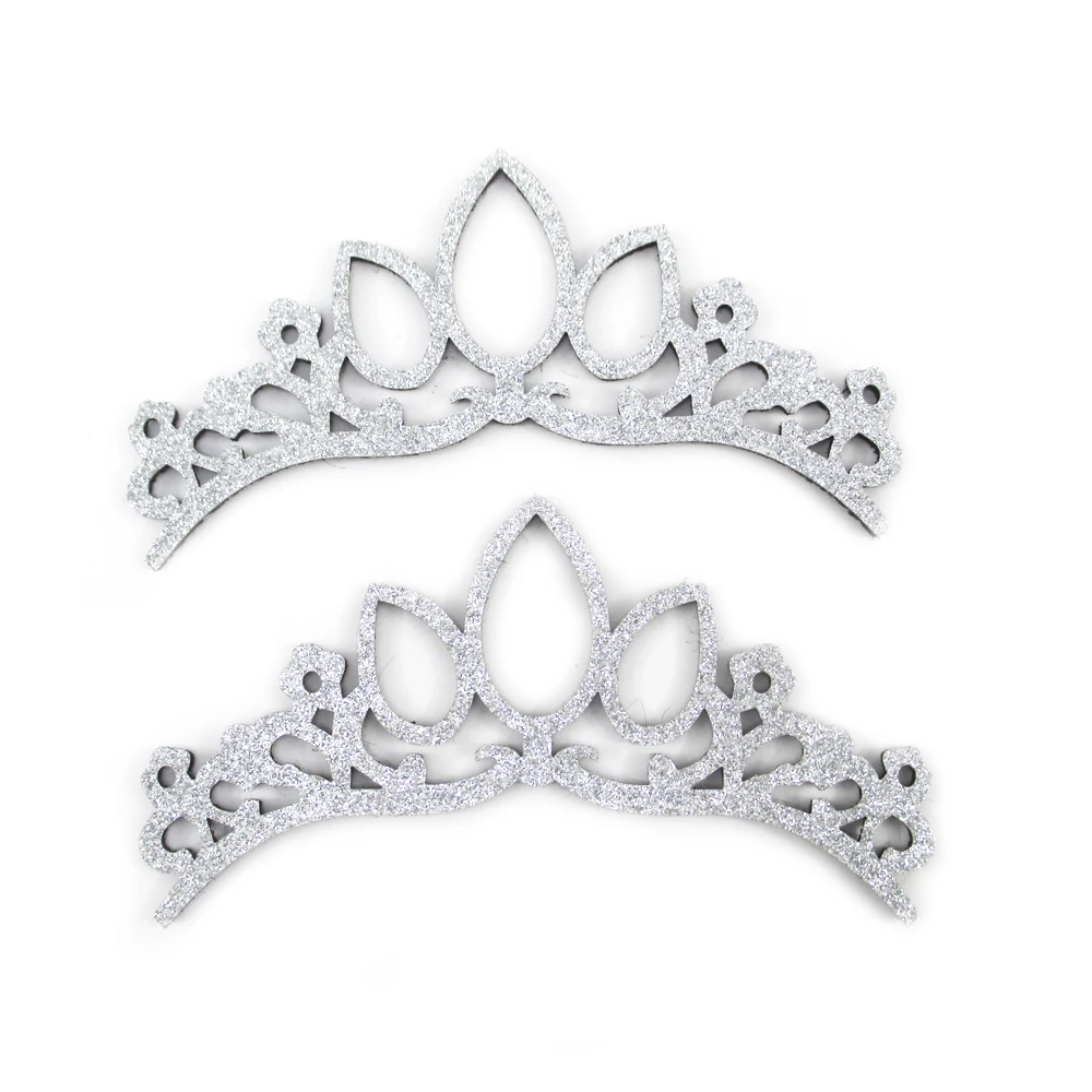 10pcs Princess Headband Nonwovens Patch Girls Hair Accessories Simple Headwear Crown Party Gift Hair Jewelry,10Yc22046