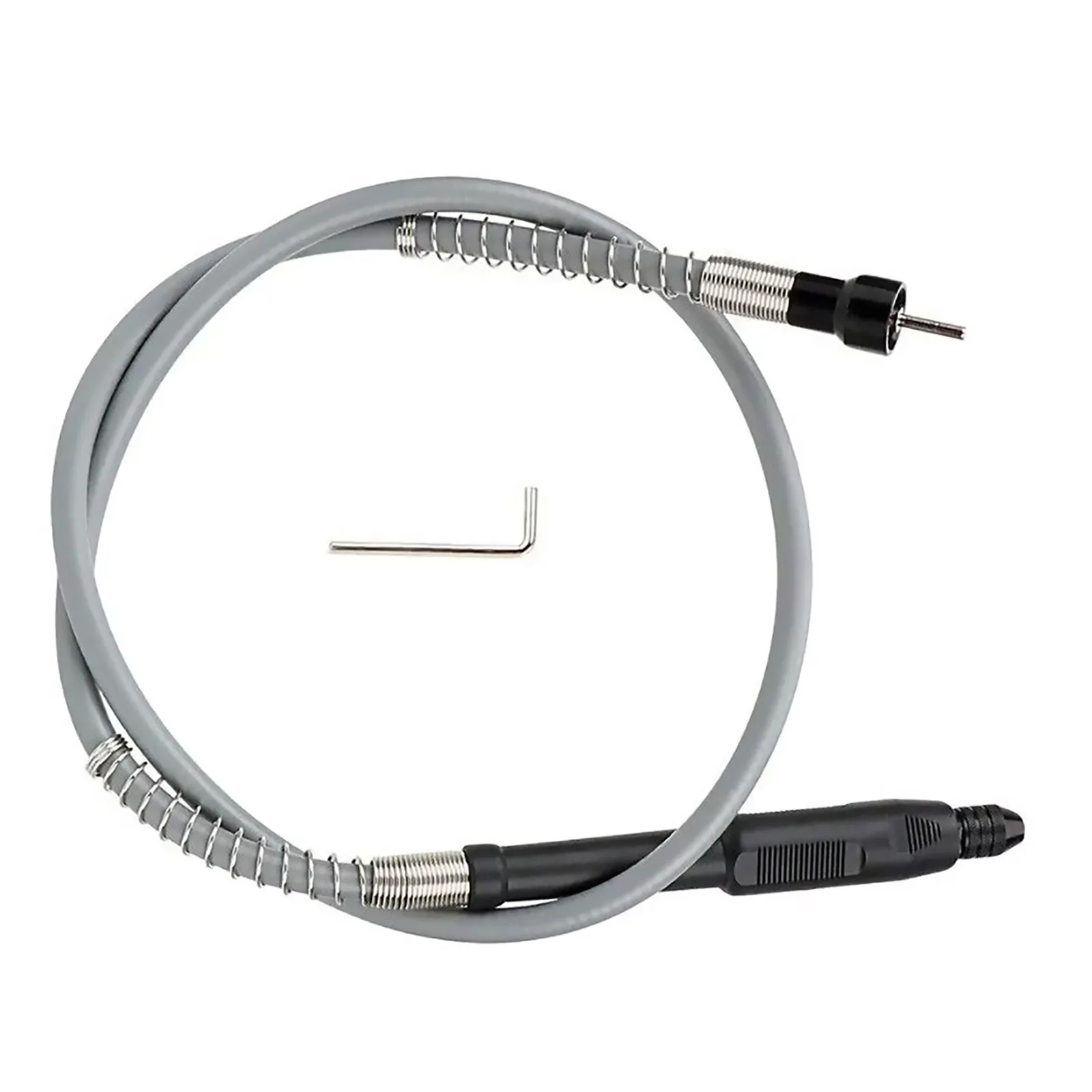 105cm Flexible Shaft Extension for Rotary Tool Electric Drill Grinder, Flex Shaft Attachment Clamping Range & Hex Wrench