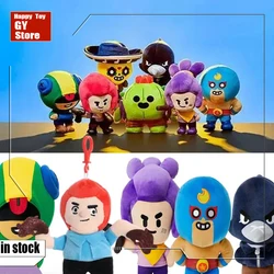 In Stock Brawl Stars Plush Spike Shelly Clot Leon Poco Toy Stuff Pillow Dolls Game Characters  Figurine Children Birthday Gifts