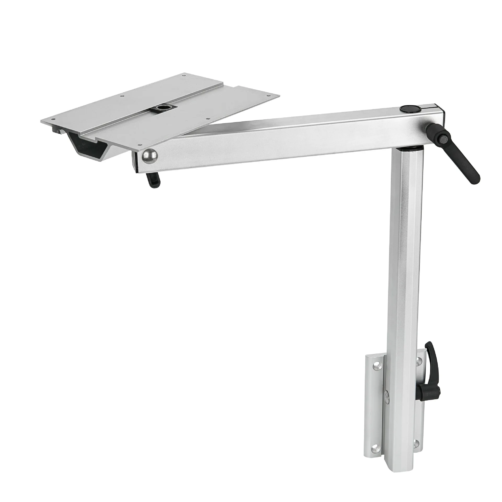 Aluminum Alloy Table Leg Adjustable Swivel Folding Furniture Legs with Screws Apply to Caravan hardware Camper Accessories