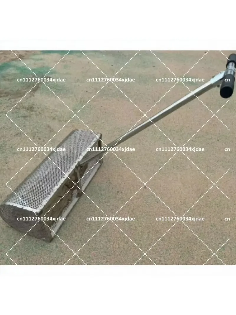 Beach Trash Rake Sand Sifter with Hourglass Design, Portable Beach Cleaner Tool for Sand and Debris