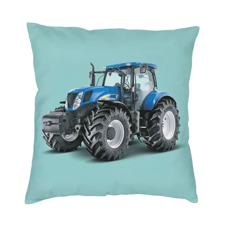 Hot Sale Tractor Throw Pillow Cover Home Decor Polyester 3D Printing Cushion Cover For Sofa Chair Pillowcase Double-sided