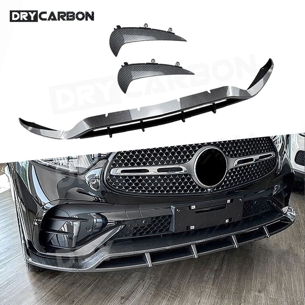 Car Front Lip Chin Rear Bumper Side Air Vent Trims for Mercedes Benz GLC Class X254 GLC 260 300 Sport 2023+ Spoiler Accessories
