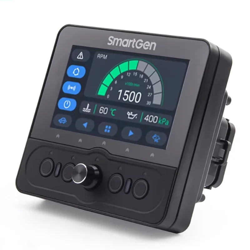 SmartGen EP4300 Generator Engine Controller Module CAN Instrument Data Display 4.3inch Colorful Lcd Display RS485 USB Canbus Interface