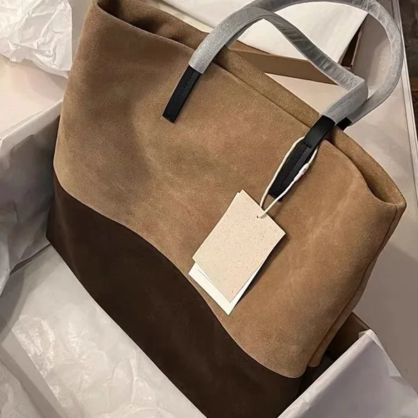 

Винтажная замшевая сумка-тоут — большая вместительная сумка для колледжа, пригородная сумка через плечо с верхними ручками ознаاب Teknikيةيرلاز품