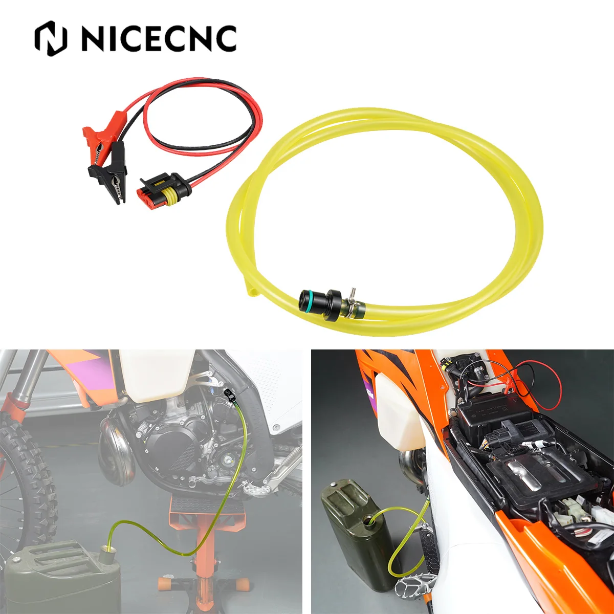 

For 2024 2023 KTM EXC 300 TPI EXCF 350 SX 125 SXF 450 Husqvarna TE 300i FE 450 350 GasGas EC 300 Fuel Pump Tester Transfer Kit