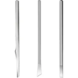 3 Pcs Pedicure Knife Set Blades Ingrown Nail Removal Kit Callus Remover Tool Manicure Toenail Multi-functional Stainless Steel