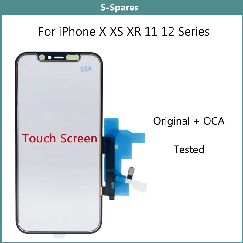 Original Touch Screen for iPhone X XS 11 12 Pro Max XR Digitizer Replacement 100% tested warranty