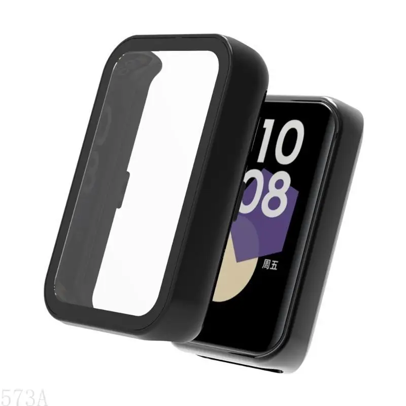 573A Reloj Case protección carcasa con película Protector pantalla adecuada para banda 9