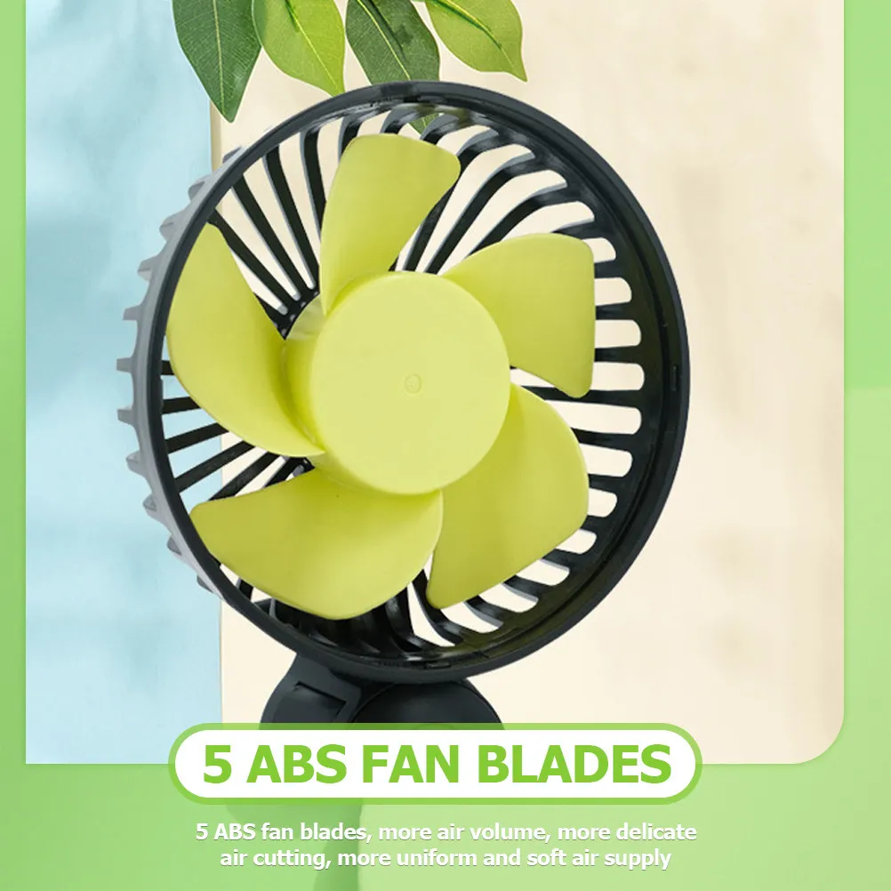 

Backseat Car Cooling Fan USB Powered Electric Car Fan with 3 Gear Wind Speed Adjustable Rotate Fold Headrest Clamp Installation