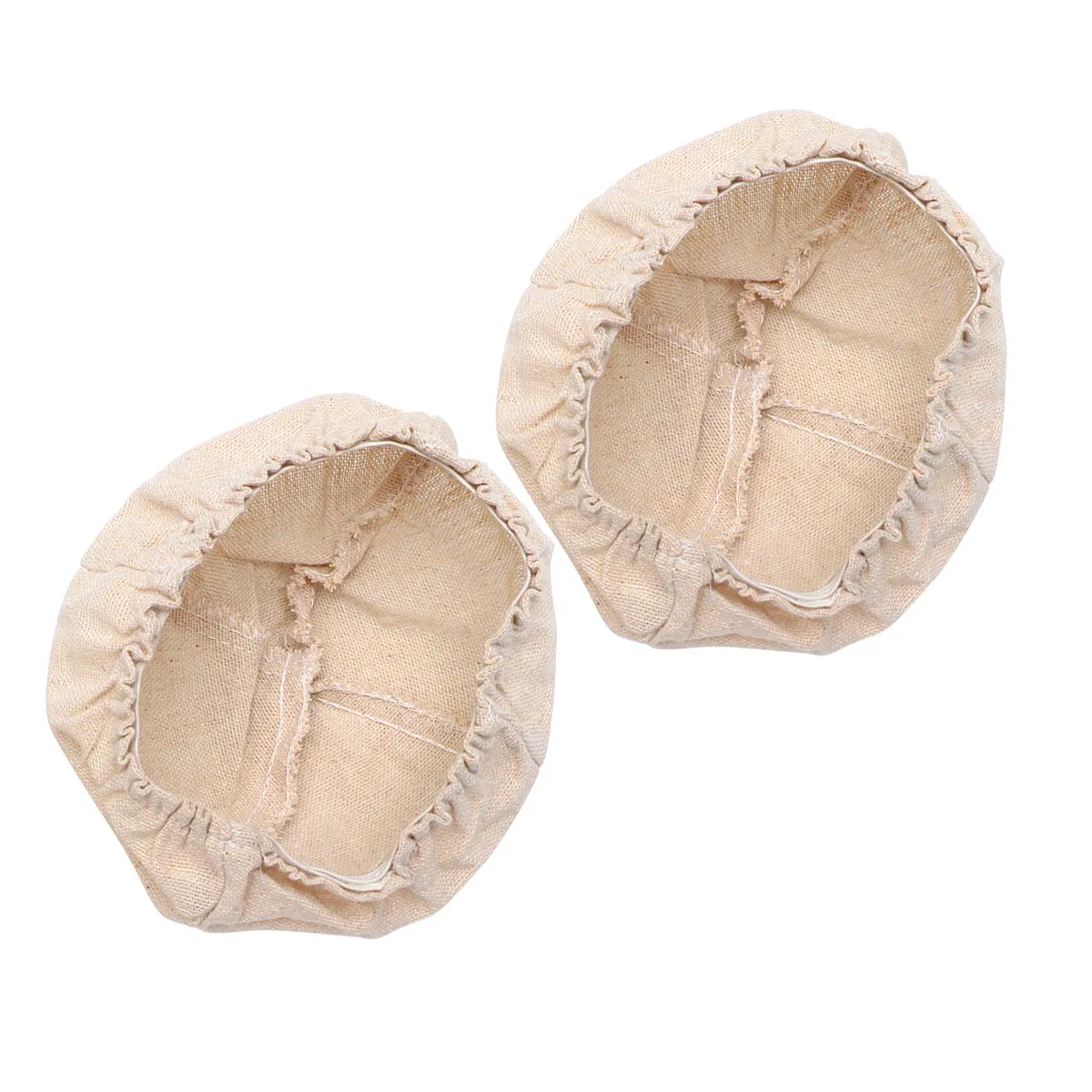 2Pcs Bread Basket Cloth Cover Linen Round Fermentation Liner Dough Bread Baking Supplies Pastry Making Tools Kitchen Utensil