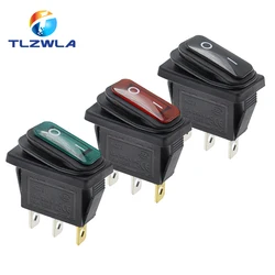 1PCCS KCD3 On Off 15A 20A 125V 250V AC Heavy Duty DPST Sealed Waterproof Auto Boat Marine Toggle Rocker Switch With 3Pins