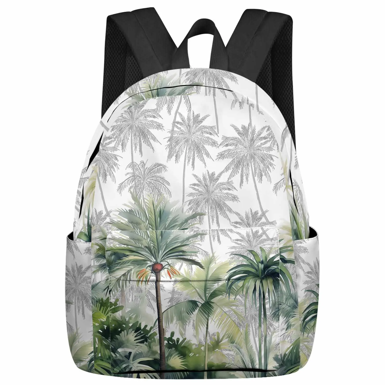 

Summer Tropical Palm Trees Backpack School Bags for Teenagers Students Laptop Bag Women's Casual Travel Backpack