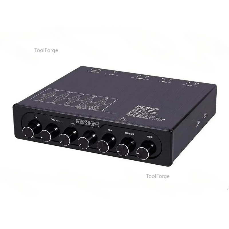 EQ500SE Audiophile Pre-Amplifier 5-Band EQ Tone Audio Processing Effects Small Mixing Console