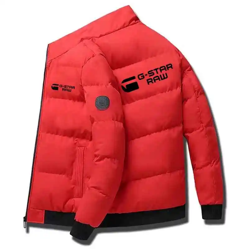 Nuovo 2025 inverno uomo spesso caldo zip up Parka giacche casual capispalla da uomo cappotti uomo frangivento cotone imbottito piumino con cerniera