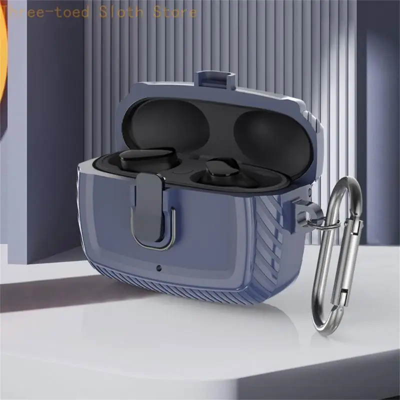 Kratzfeste Abdeckung, weiche Hülle, rutschfester Gehäuserahmen für Studio Buds Case Shell E74A – Detail 7