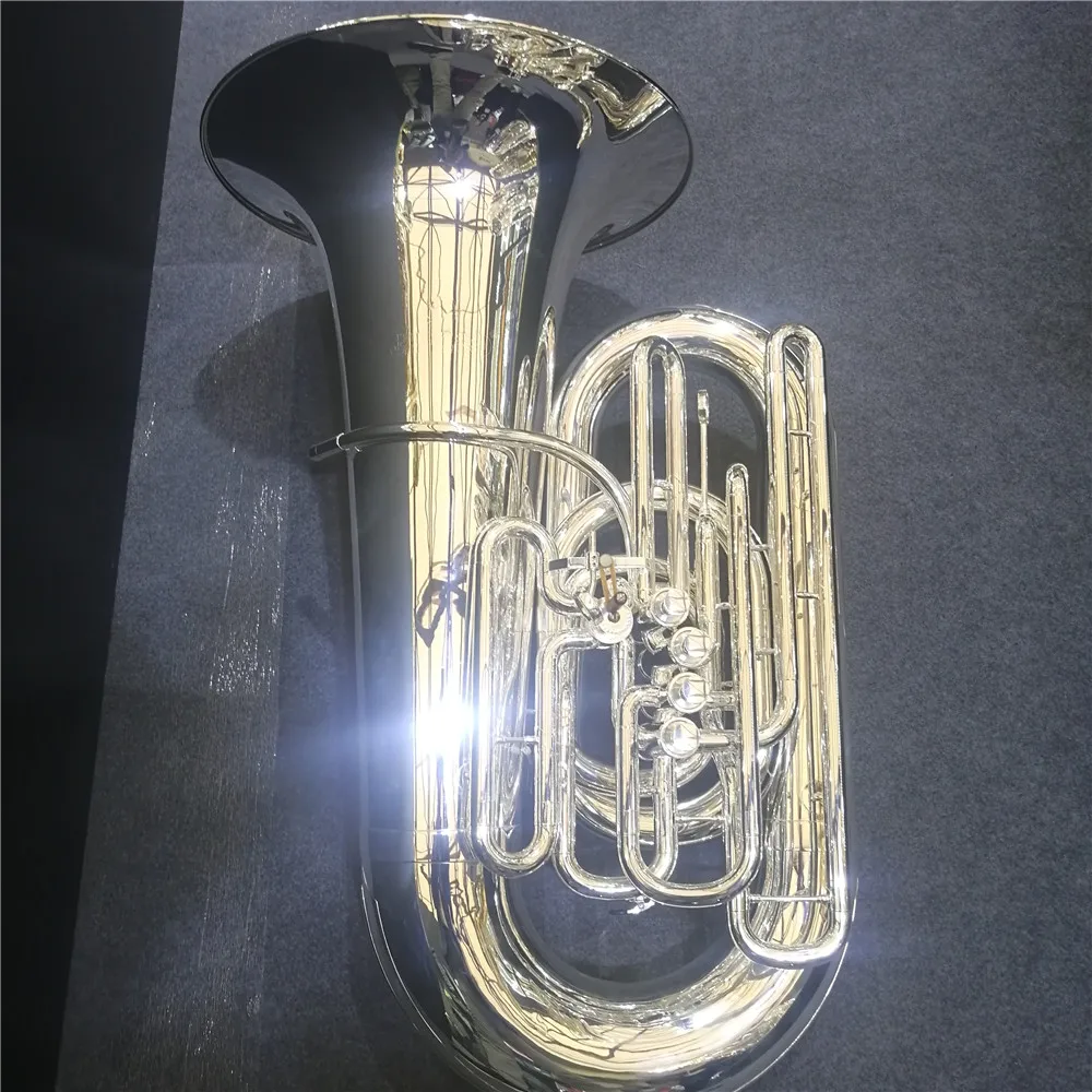 Tuba Profesional CC 6/4 Piston Depan, Instrumen Musik Tiup Kuningan