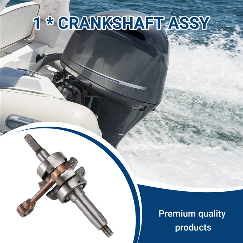 

High Quality 6A1-11400-00 Crankshaft Assy For Yamaha 2HP 2-Stroke Outboard Engine Boat Parts Accessories 6A1-11400-01