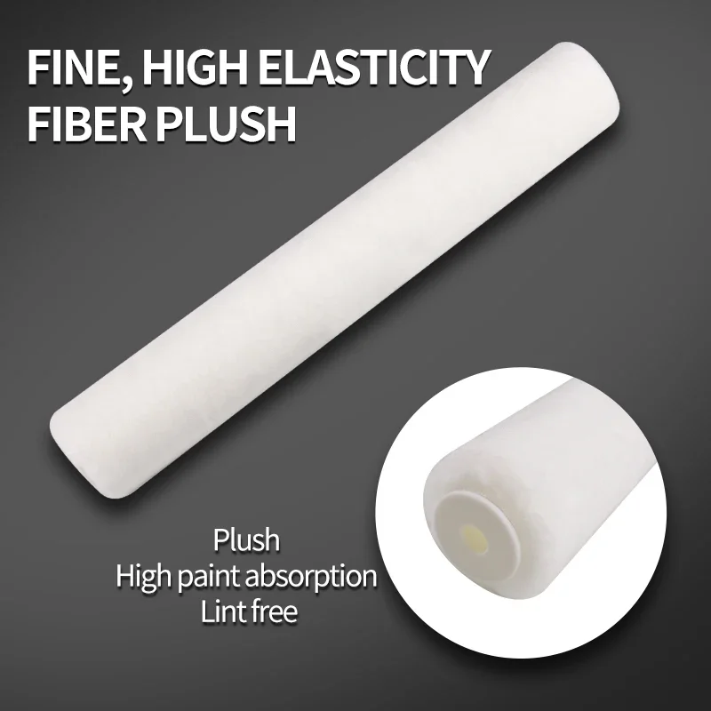 16inch Paint Roller Brush Short-Middle-Long Plush Painting Handle Tool Combination set For Wall Decorative 9MM Painting Support