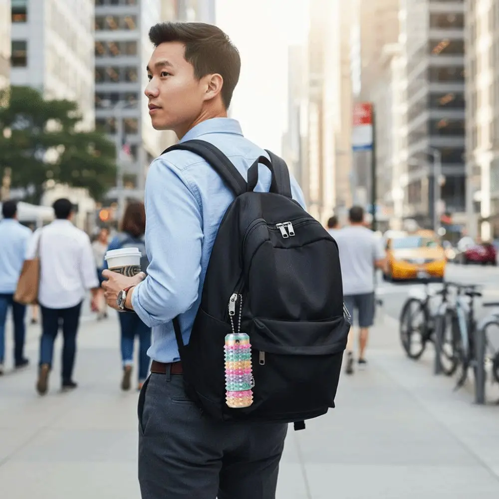 ألعاب حسية مدببة مطبوعة بتقنية ثلاثية الأبعاد مع دوران 360 درجة، لعبة فيدجت صغيرة متعددة الألوان لتخفيف التوتر