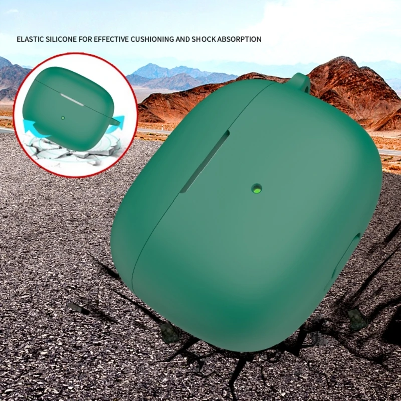 M17b capa protetora silicone antiarranhões para fone ouvido bowers pi8 capa anti-arranhões caixa à prova poeira