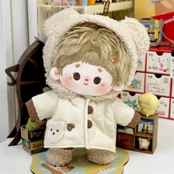 Coat 20cm Cotton Doll's Clothes Winter Set Outfit Doll Clothes Dress Multi Color Mini Cotton Doll Outfit Dress Kids Girls Toys