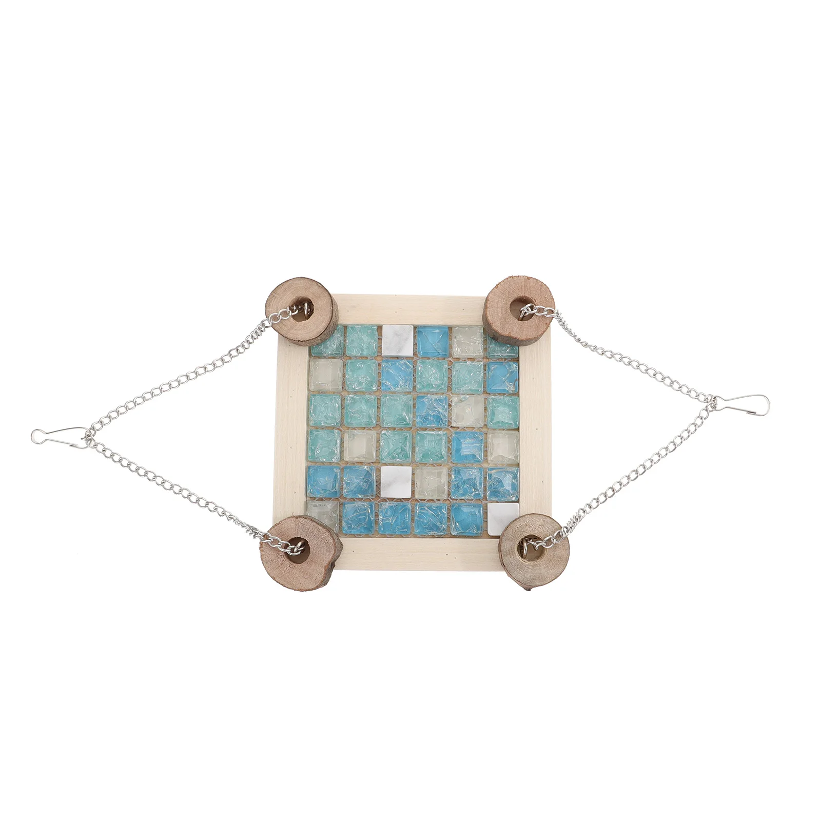 

Hamster Cooling Platform Wooden Cage Hammock Hanging Swing for Small Animals Summer Playground Safe Chewable Easy Install