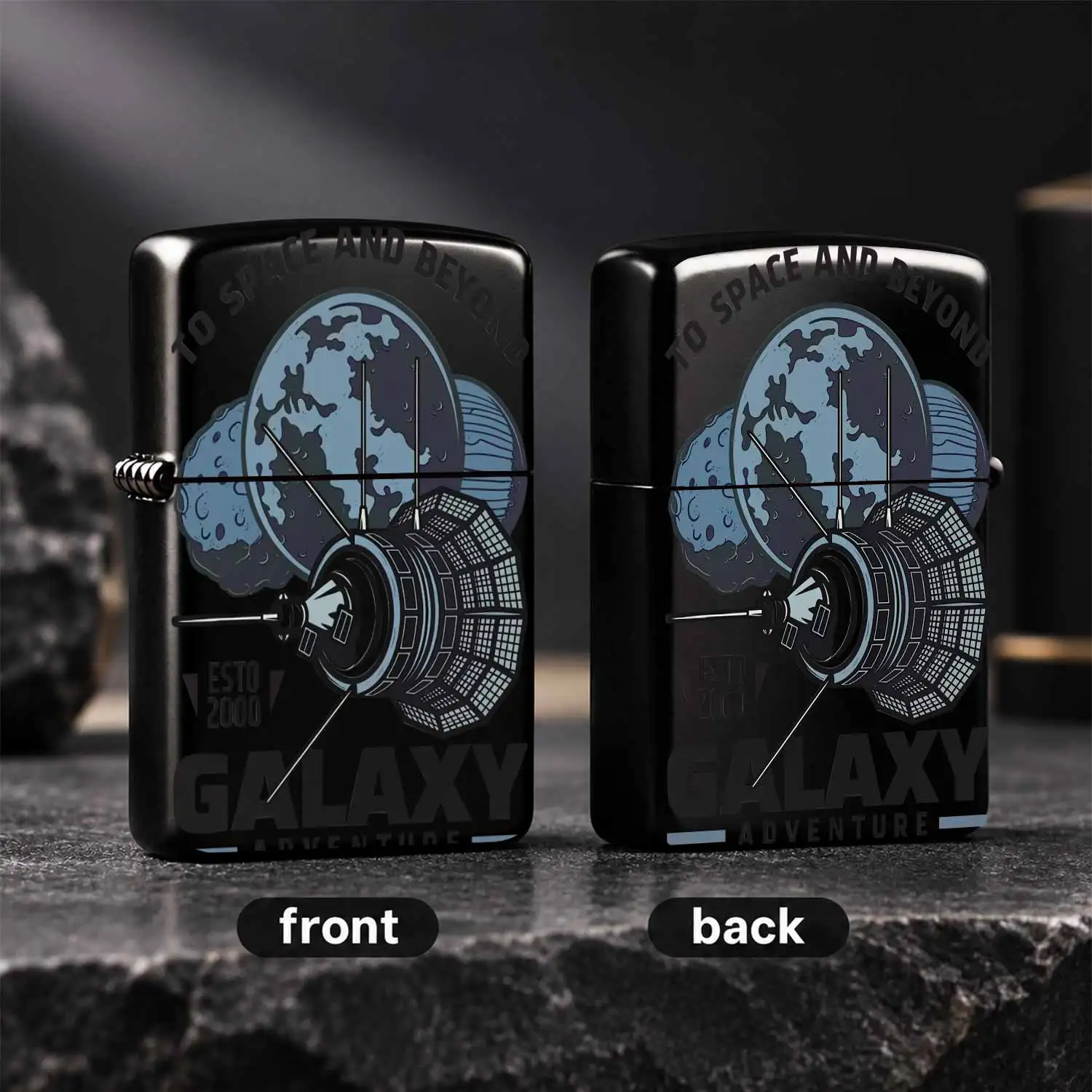 Vintage Space Adventure Lighter, Galaxy Exploration To Space And Beyond Design, Portable Daily Use Tool For Outdoor Camping Travel, Unique Retro Universe Themed Decor Accessory, Ideal Gift For Space Enthusiasts For All A Humorous And Intere