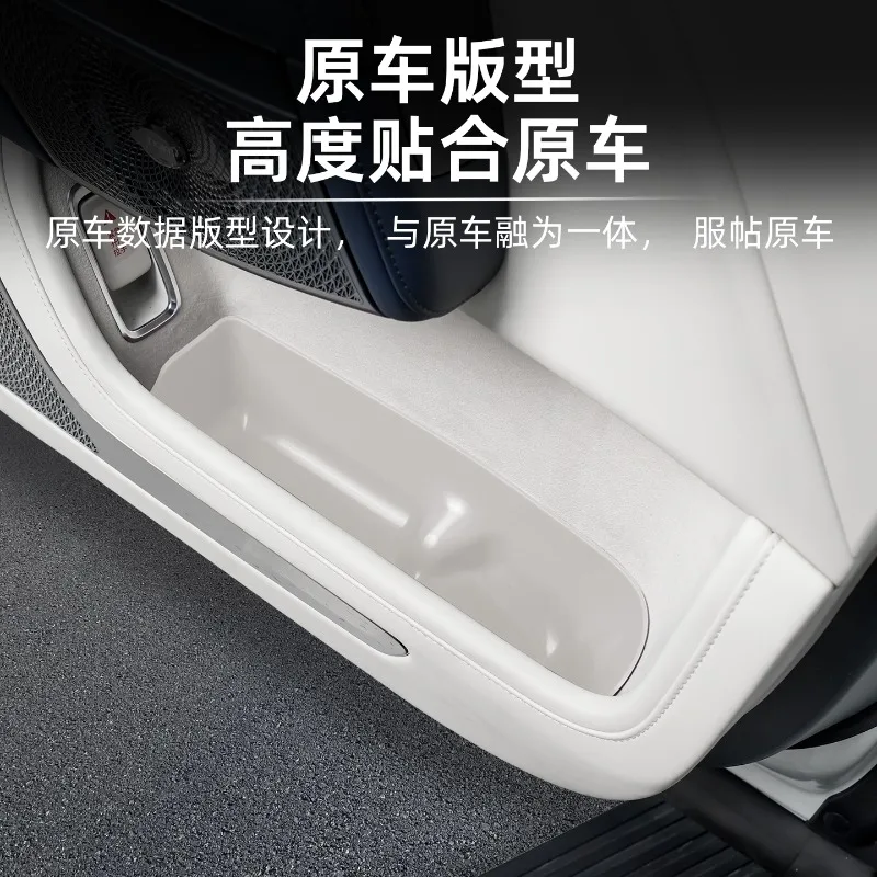 For ZEEKR 9X 2025 Door Storage Organizer – Custom Silicone Door Pocket Insert, Car Interior Organizer Box