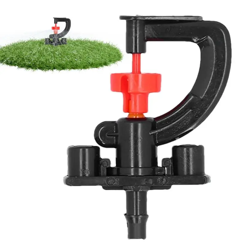 Rotating Sprinkler Head Versatile G-Type Refraction Mini Rotating Sprinkler Rotary Nozzle Adjustable Efficient Gentle Lawn Spray