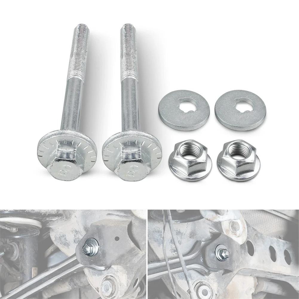 Direct Replacement Eccentric Camber Bolt Kit Rear Suspension Adjust Screw Nut Washer Assembly For BMW E82 E90 E91 33326764292