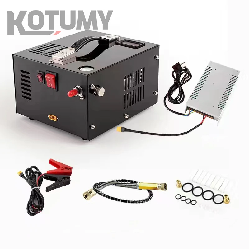 300W Air Compressor Pcp Air Compressor Air Rifle Car Pump 12V / 110V / 220V Pcp 300bar Submersible Pump