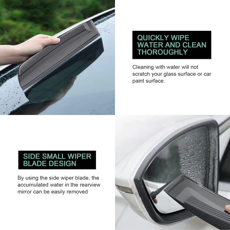 Non-Scratch Soft Silicone Handy Squeegee Car Wrap Tools Water Window Wiper Drying Blade Clean Scraping Film Scraper Accessories