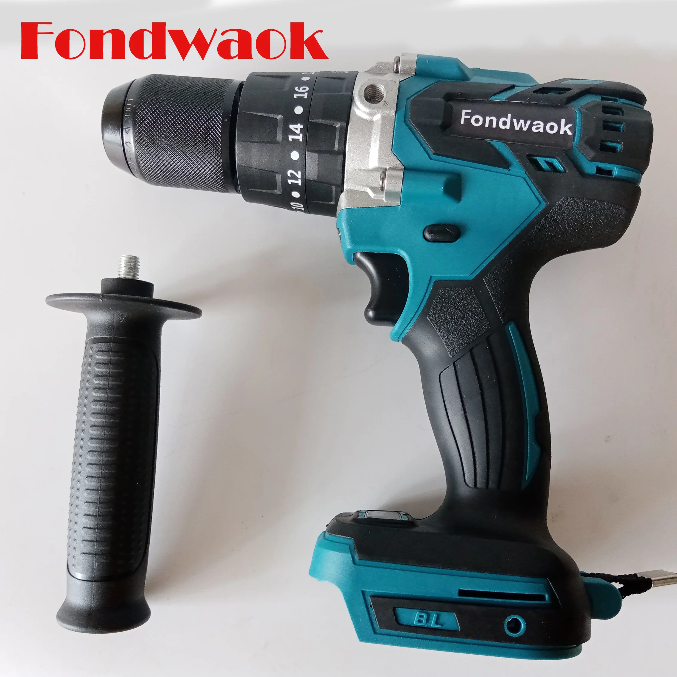 18V 13mm cordless impact drill brushless impact drill screwdriver drill body compatible 1830 1840 1850 1860