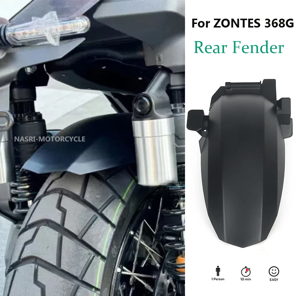 Motorcycle Accessories Rear Wheel Hugger Mudguard Fender Mudflap Splash Guard Fender Protector Cover For ZONTES 368G G368 368 G