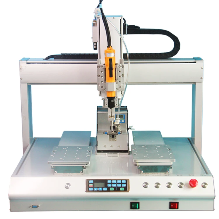 Auto Screw Fixed Mobile Phone Desktop Automatic Screw Lock Machine Fixing with Double Sys Screw Tighten Machine