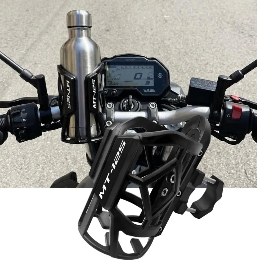 دراجة نارية كأس الماء حامل لياماها MT-125 MT125 MT 125 2 قطعة دراجة نارية عالية الجودة موضة حامل كأس الماء #1