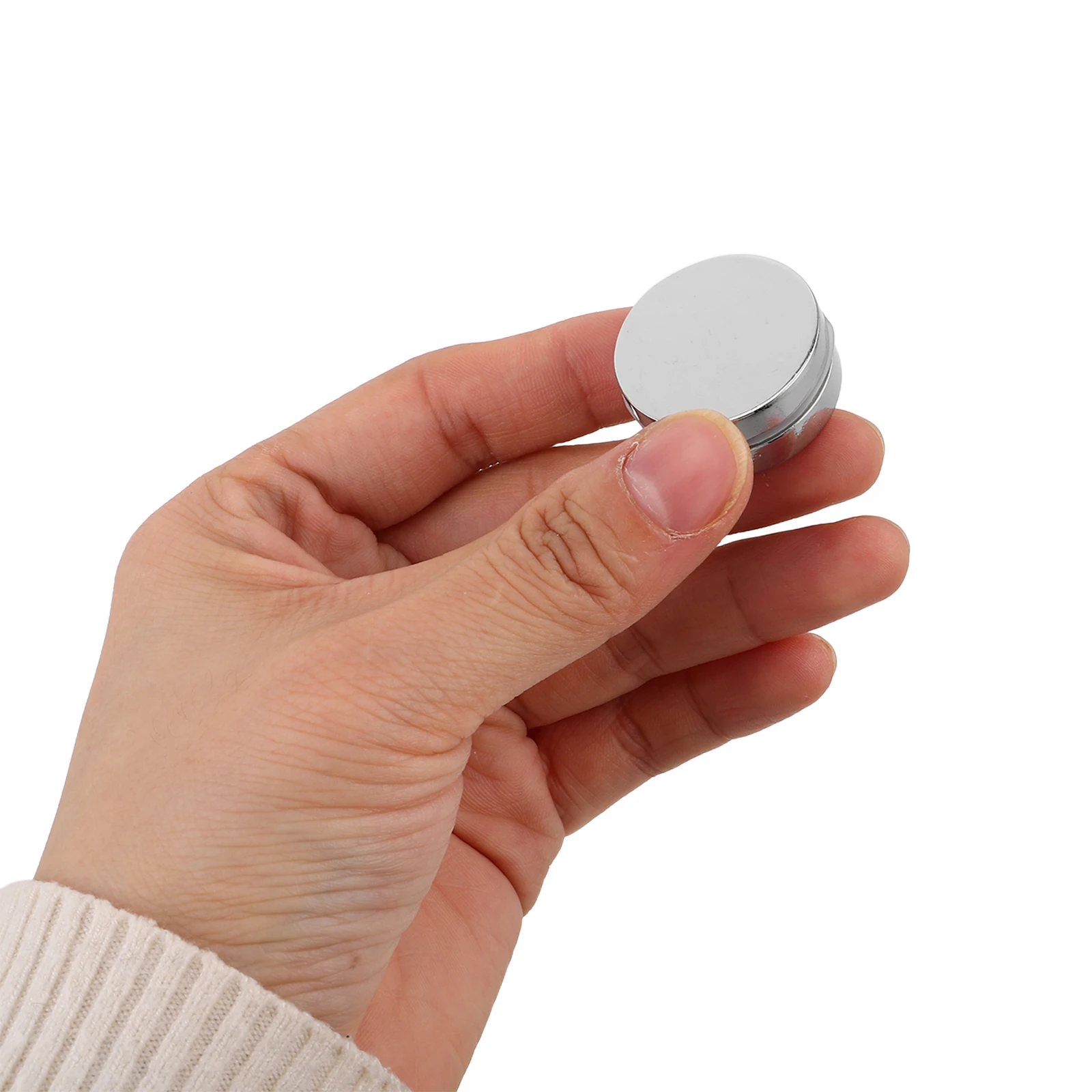 

4Pcs Mirror Mounting Clips Zinc Alloy Reliable Wall Fixings for Glass Mirrors in Bathrooms Kitchens Offices Decor Support