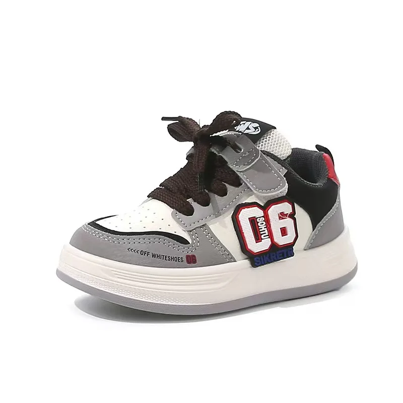 Zapatillas bajas para correr para niños, zapatillas de tenis informales gruesas y versátiles para niños y niñas, zapatillas antideslizantes para la escuela para niños y niñas