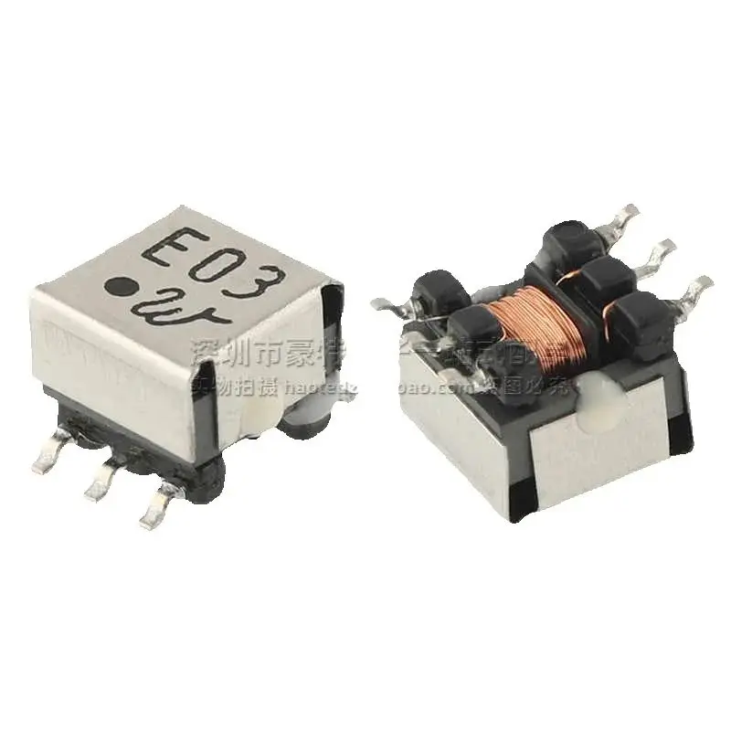 10pcs/ SET-003 imported patch EE5.0 1:100 15A miniature precision current transformer detection transformer