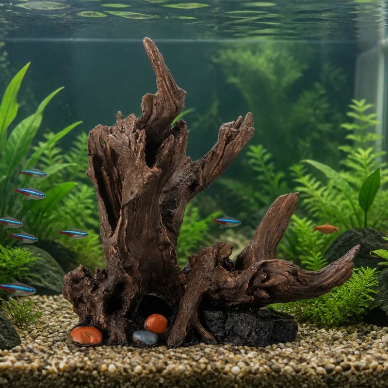 kit-terrario-con-accessori-decorativi-in-resina-effetto-legno-galleggiante-per-acquario-e-terrario-di-rettili-grotta-radica-d'albero-rifugio-per-pesci-e-gamberetti