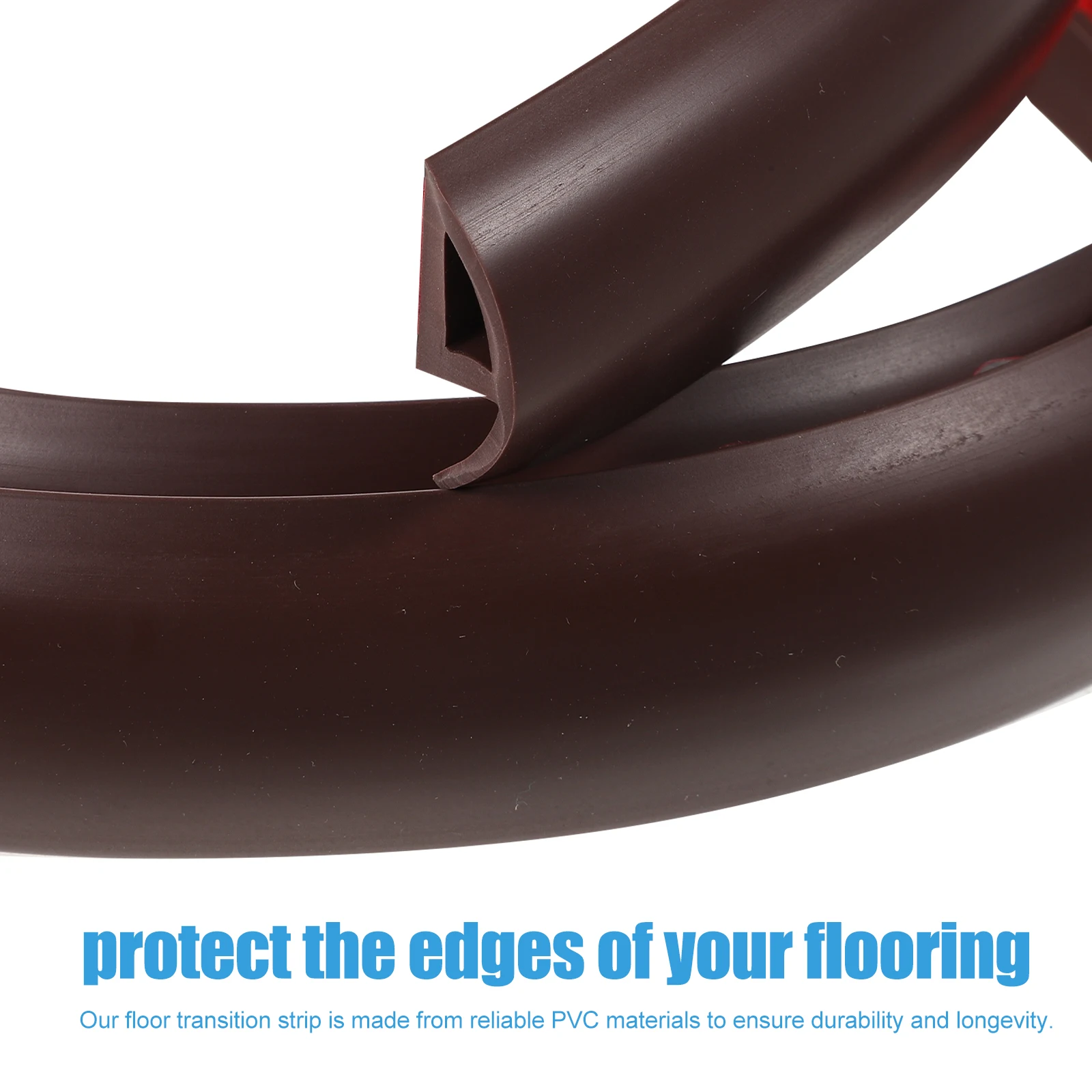 

Floor Transition Strip Self Adhesive PVC Durable Repair Molding Hardwood Laminate Carpet Vinyl Wood Flooring Edging Trim