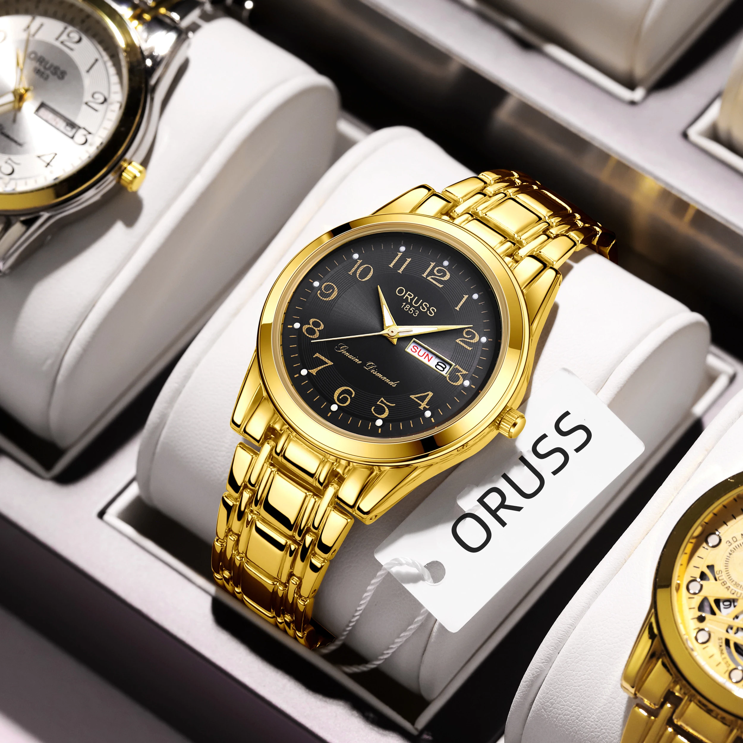 Men's watch personality gorgeous high-grade atmosphere class fashion all durable gentleman sports luxury men's watch