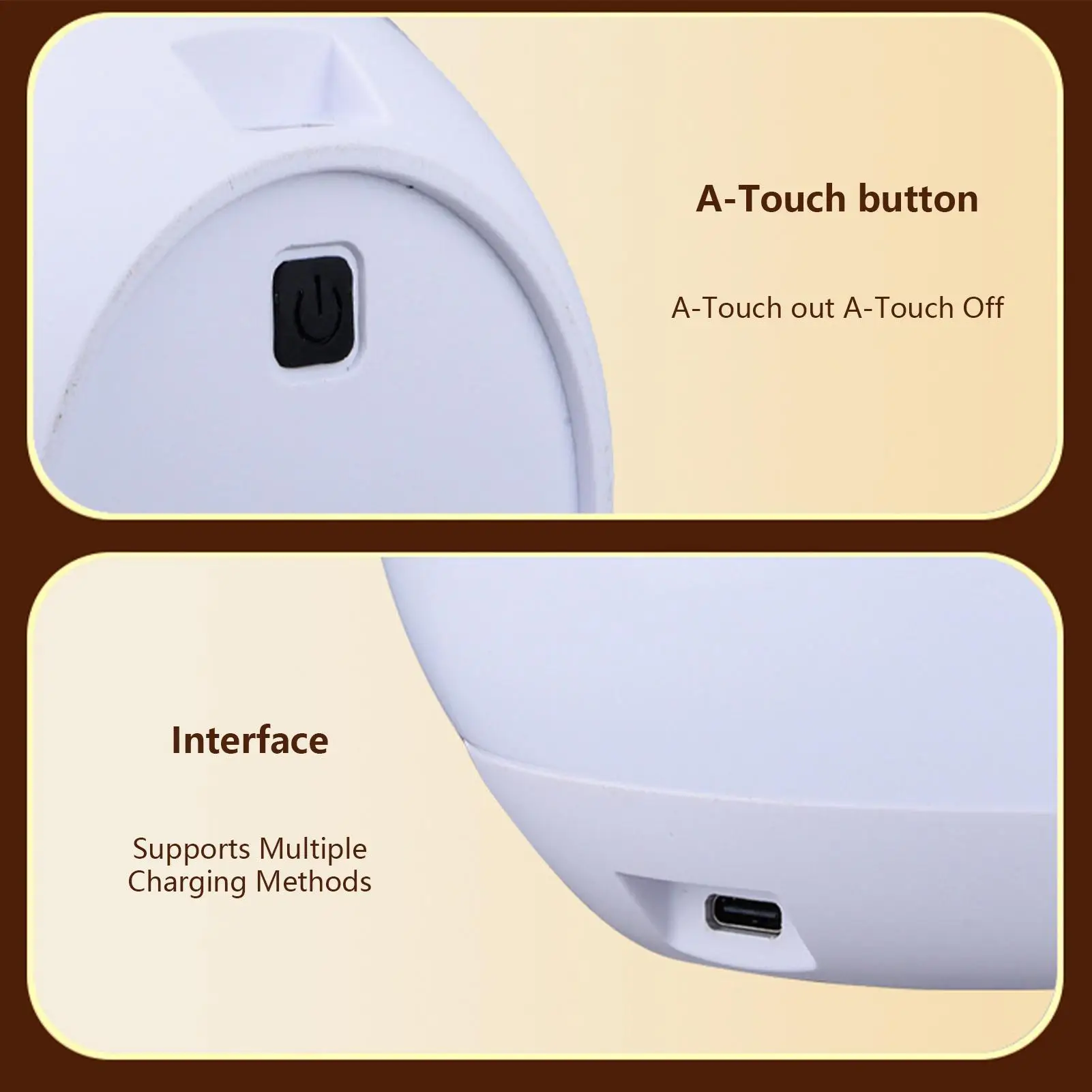 

Ночник для комнаты, светодиодный шар, закат, настроение, ночник с 3-мя режимами яркости, лампа для настроения для палатки, ночного чтения, кемпинга