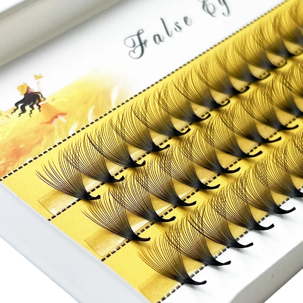20D Cluster Eyelashes Natural Eyelash Extension 1 box/60 bundles Russian Individual Eyelash bunches Makeup Mink Lashes wholesale