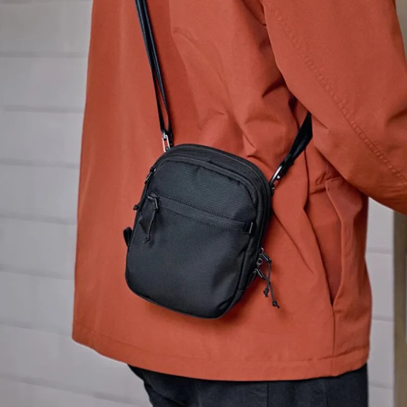 

Simple Mini Anti-theft Crossbody Handbags Men's Waterproof Nylon Shoulder Bag for Men Travel Organize Messenger Phone Sling Bag