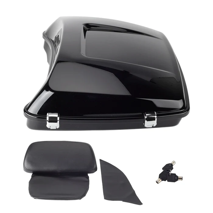 High Quality ABS Plastic Backrest Pack Trunk For Harley Touring Electra Glide CVO Road King Street Glide Road Glide 2014-23