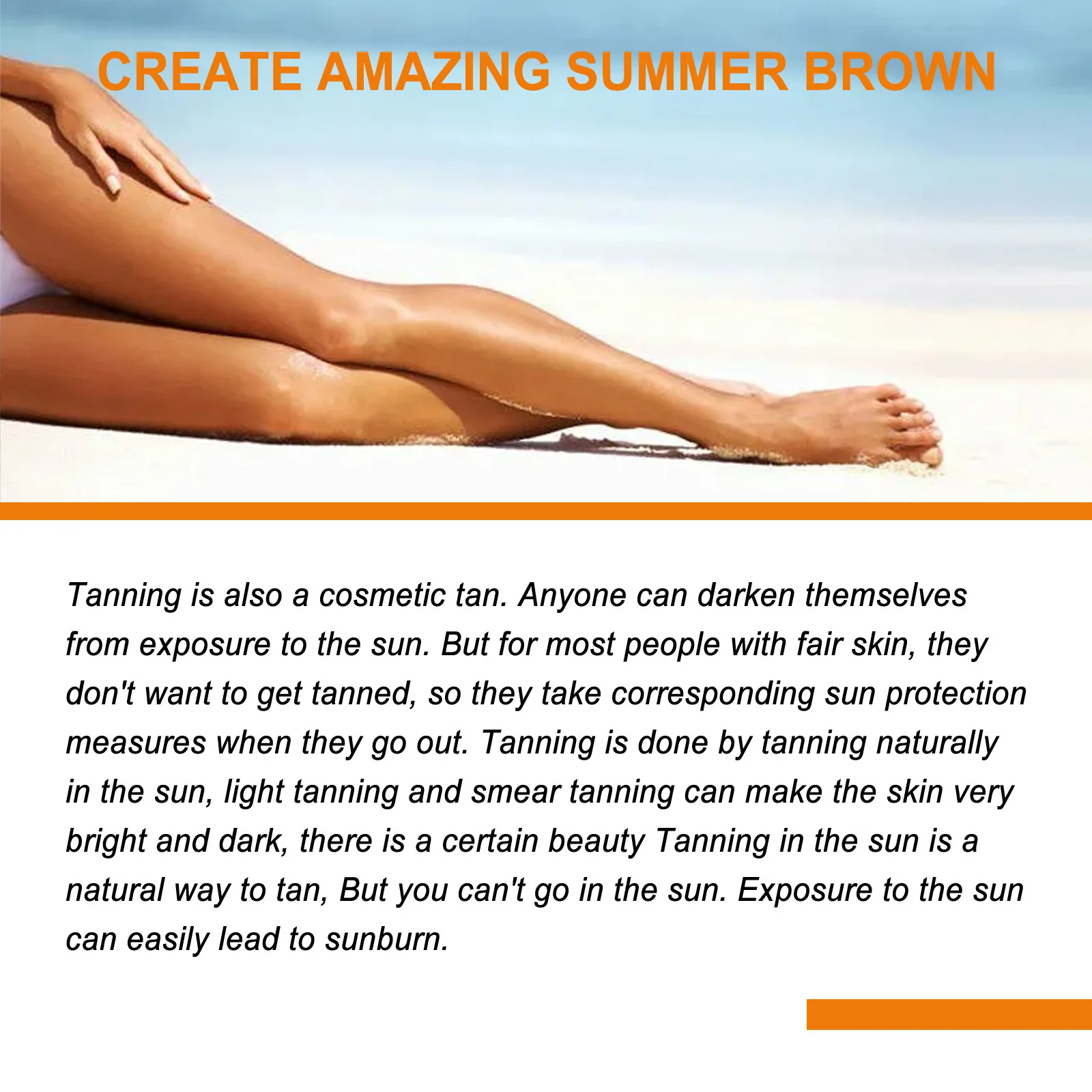 Tanning Accelerator Cream Intensive Brown Boosting Summer Beach Long Lasting Bronzing Sunless Repair Moisturizer Self Tanner Gel